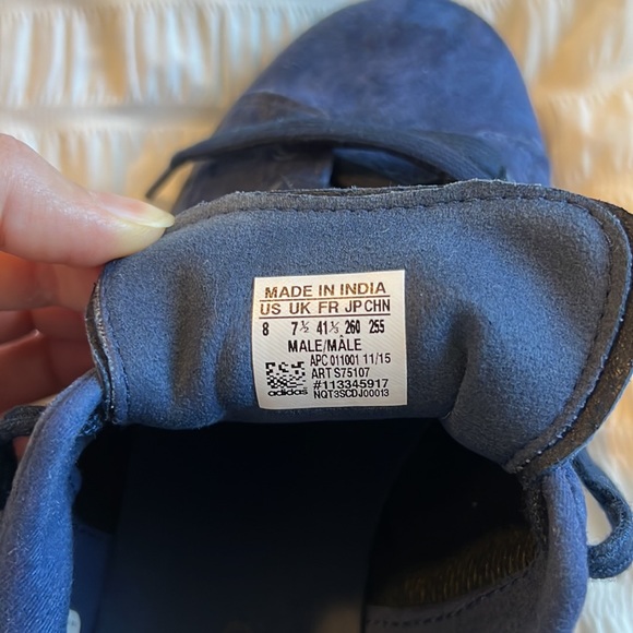 Adidas stan smith navy blue shoes - Picture 6 of 6